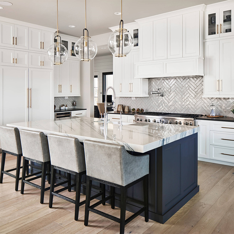 Customized Kitchen Shaker Style Modern Kitchen Cabinet Lacquer Finish