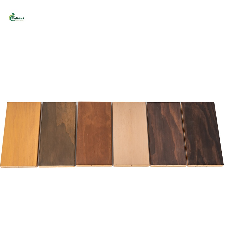 Eco Friendly Easy Installation Hardwood Garden Outdoor Solid Wood Flooring