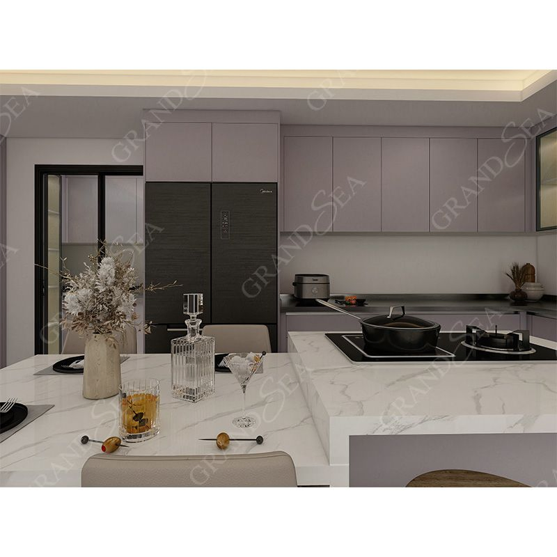 Wholesale Price Modern Design Kitchen Cabinets Modular Kitchen Island