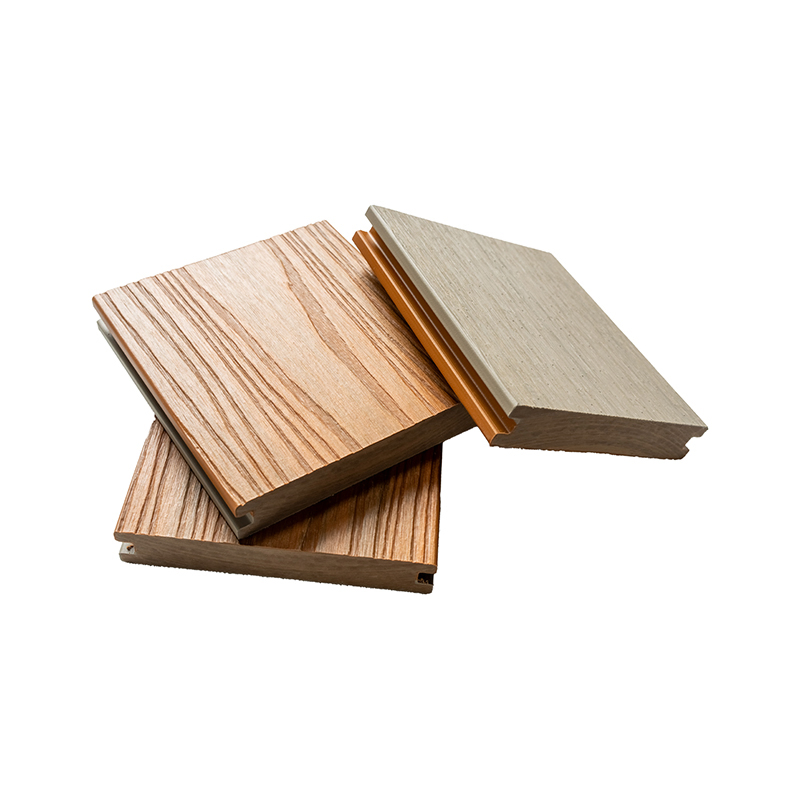 Manufacturer Free Samples WPC Decking Solid Hardwood Flooring Anti-UV Easy Installation Co-Extrusion Solid Flooring for Pools and Gardens