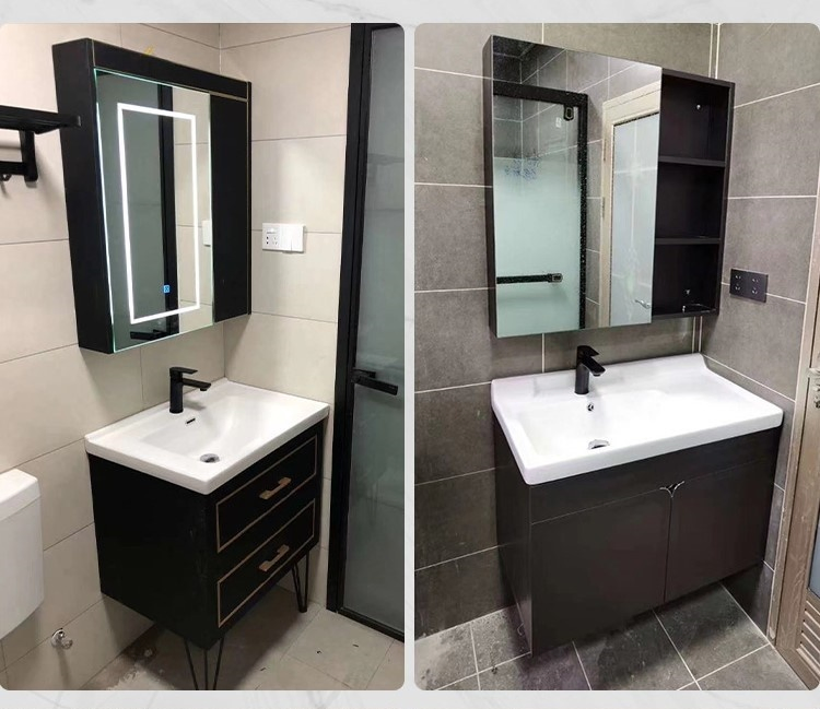 Ss6005 Stainless Steel Bathroom Cabinet Vanity Unit