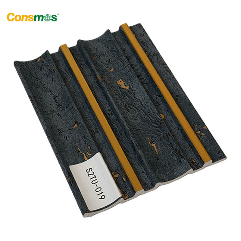 WPC Wall Moldings Wainscoting Wall Decorations Living Room Wood-Plastic Decorative Wood Wall Paneling