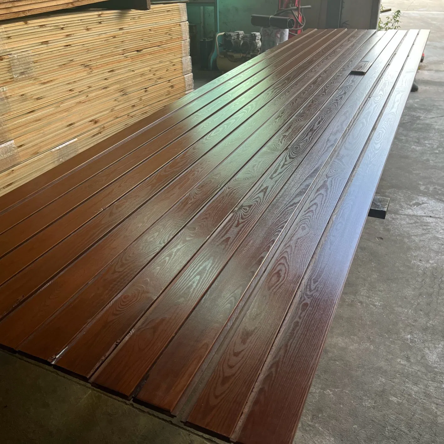 30-Year Desired Life Clear Grade with Clear Coating Carbonized Thermowood Shou Sugi Ban Outdoor Exterior Charrred Burnt Facade Wood Timber Wall Paneling