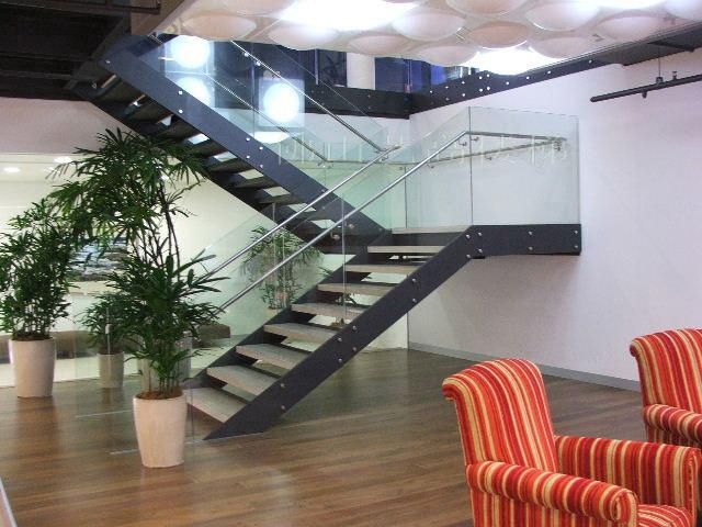 Wooden Staircase Design Indoor Glass Railing Marble Stair Steps Modern Stairs