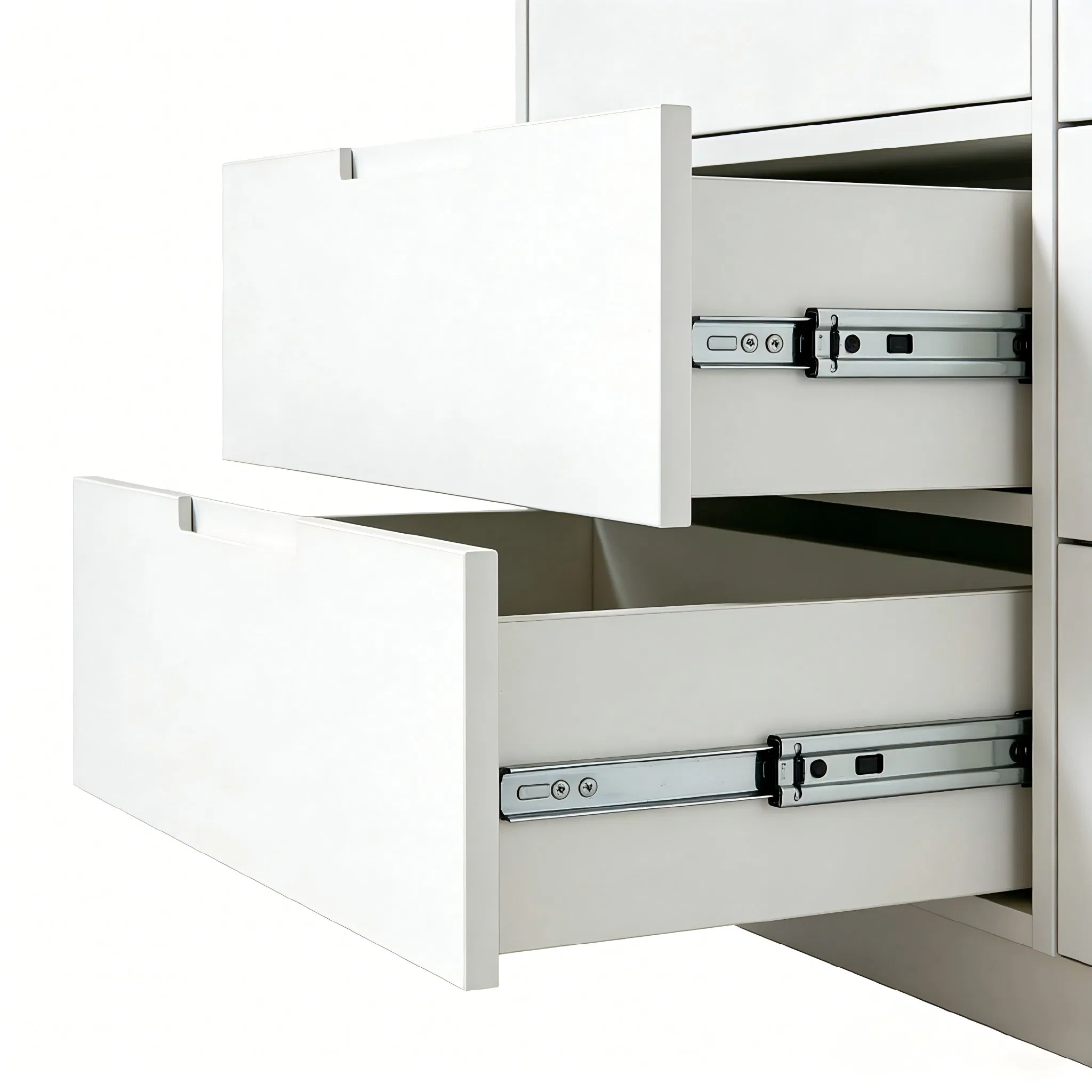 Custom Built-in Wardrobe System for Bedroom with Modular Storage Design