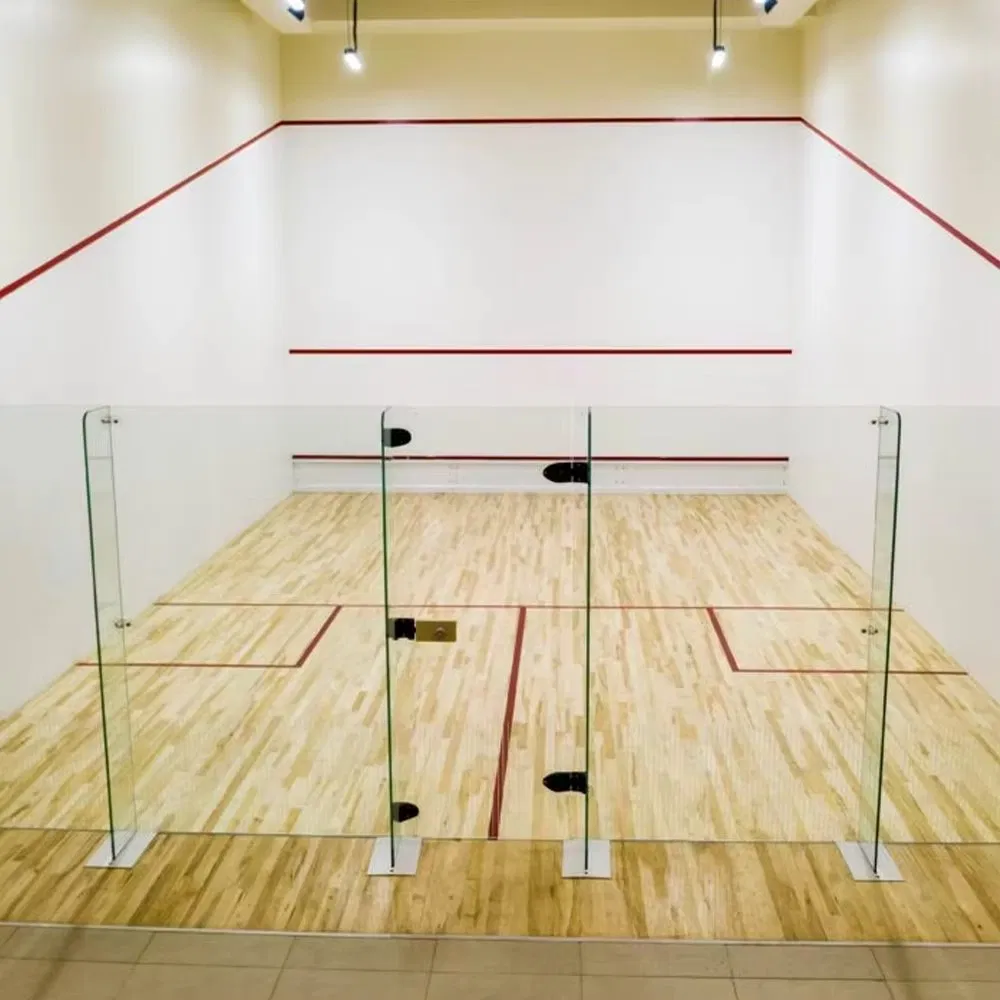 Premium Hardwood Flooring for Indoor Squash Court Installation