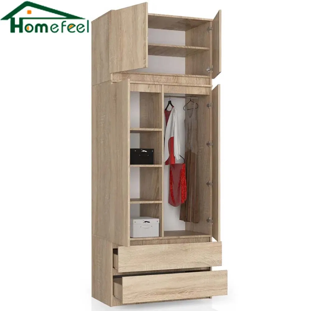 Customized Closet Systems Modern Home Furniture Wooden Design Walk in Wardrobe for Bedroom
