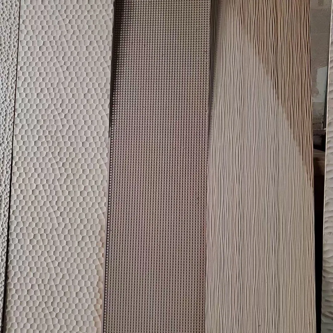 Little Diamond Grain 3D Wall Design Solid Wood Wavy Wall Paneling