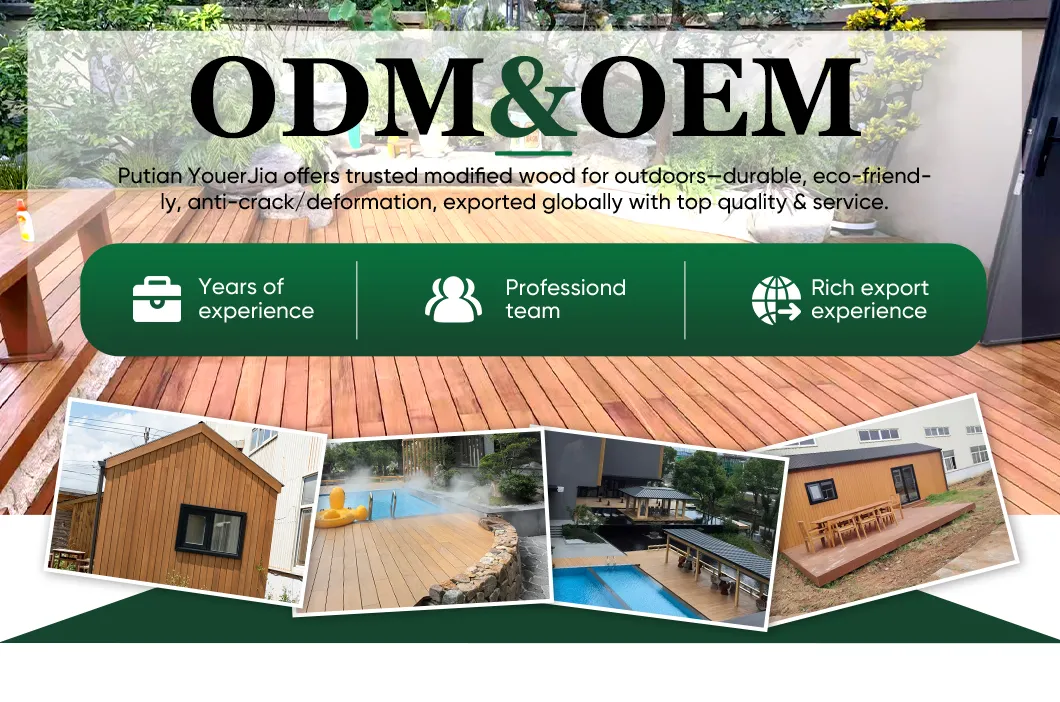 Eco Friendly Easy Installation Hardwood Garden Outdoor Solid Wood Flooring