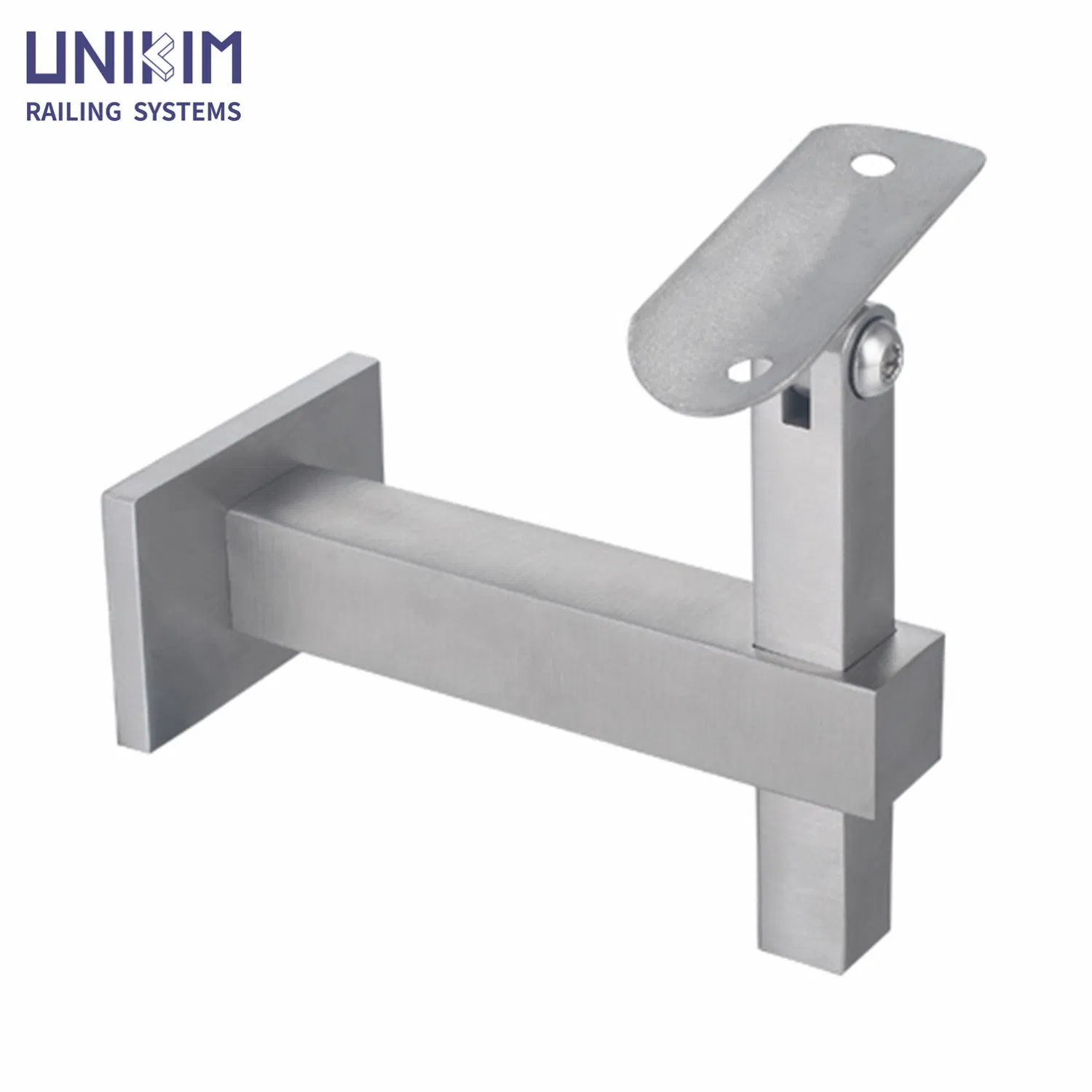 304 Ajustable Square Stainless Steel Handrail Wood Staircase Railing Price