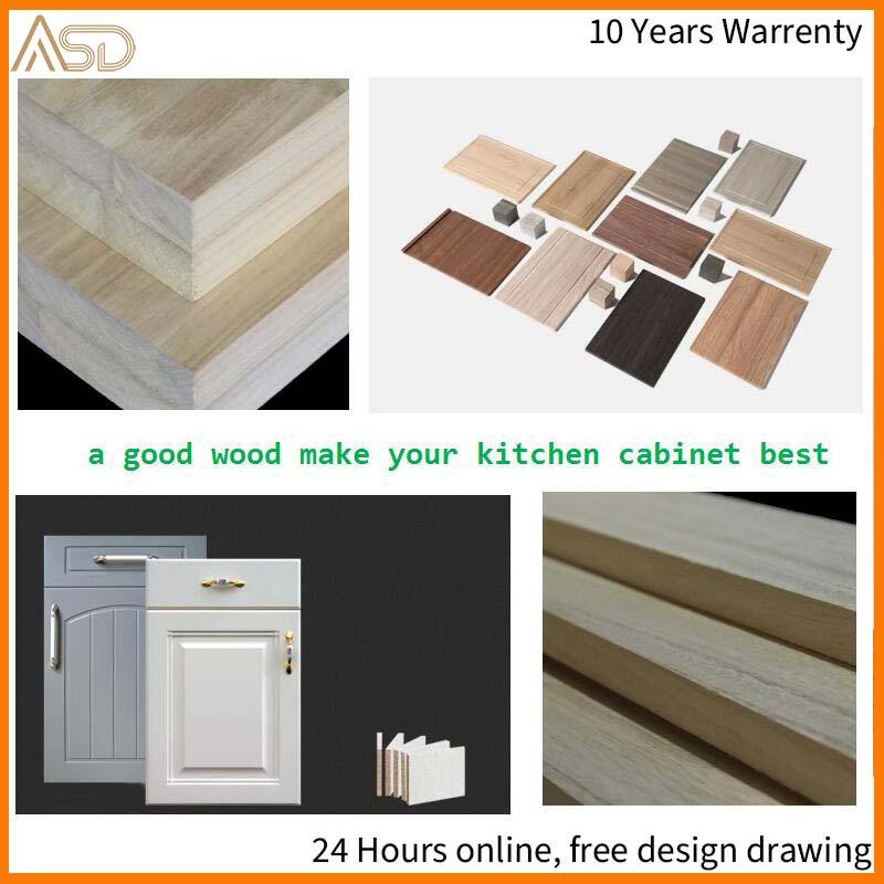 Customized Size Australia Style Furniture Shaker Door Style Solid Wood Kitchen Storage Cabinet