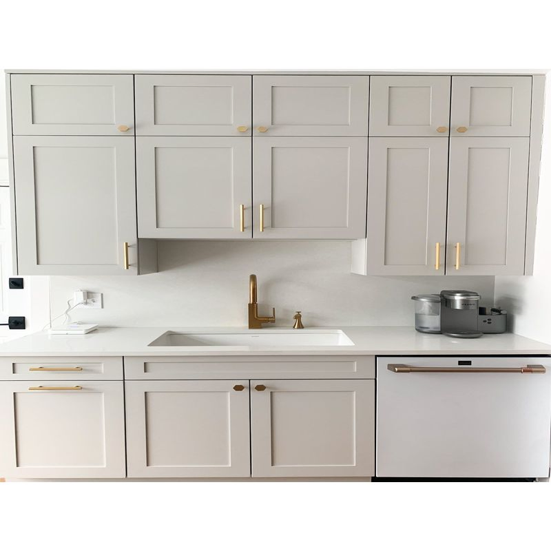 Kitchen Cabinet Beautiful MDF Board Solid Wood Chic Shaker Style Kitchen Cabinet