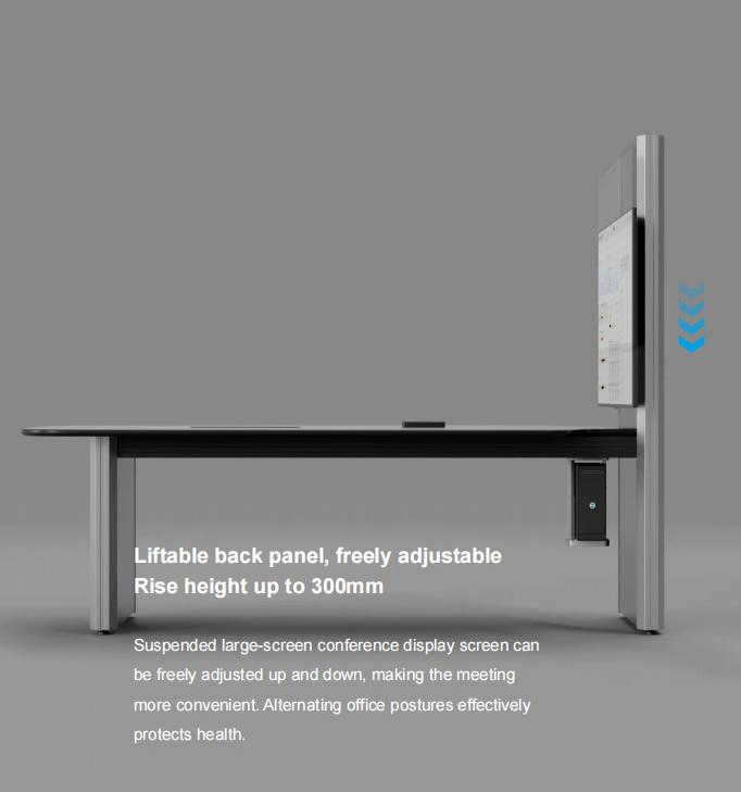 High-End LED Security 911 Office Control Room Furniture Multi-Person Conference Room Console