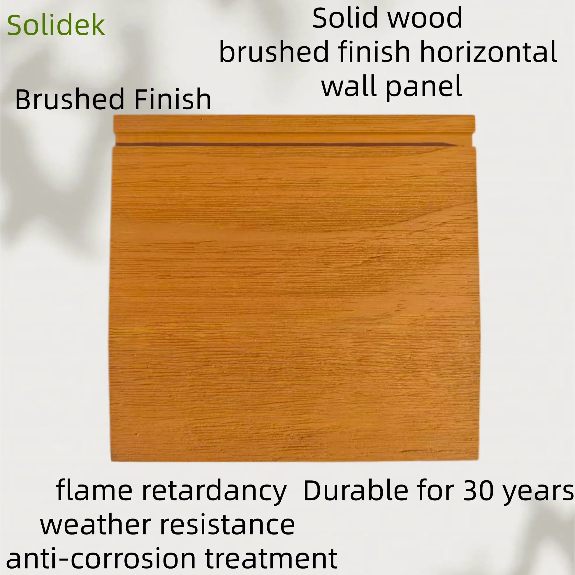 Brushed Solid Wood Wall Paneling System Solid Wood Wall Paneling Brushed Wood Cladding Horizontal Installation