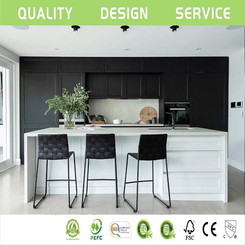 Australia 2PAC Finish Shaker Style Fitted Kitchen Modern Kitchen Cabinets