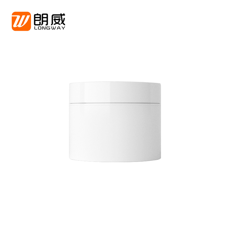 Factory-Made 50/100/200/300g White Cosmetic Packaging Plastic Jar Set PP Base Material with Screw Top Cap for Skin Care Product