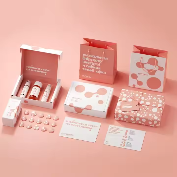 Custom Printed Luxury Skincare Perfume Cosmetic Mailer Creative Display Premium Glossy Finish Packaging Boxes