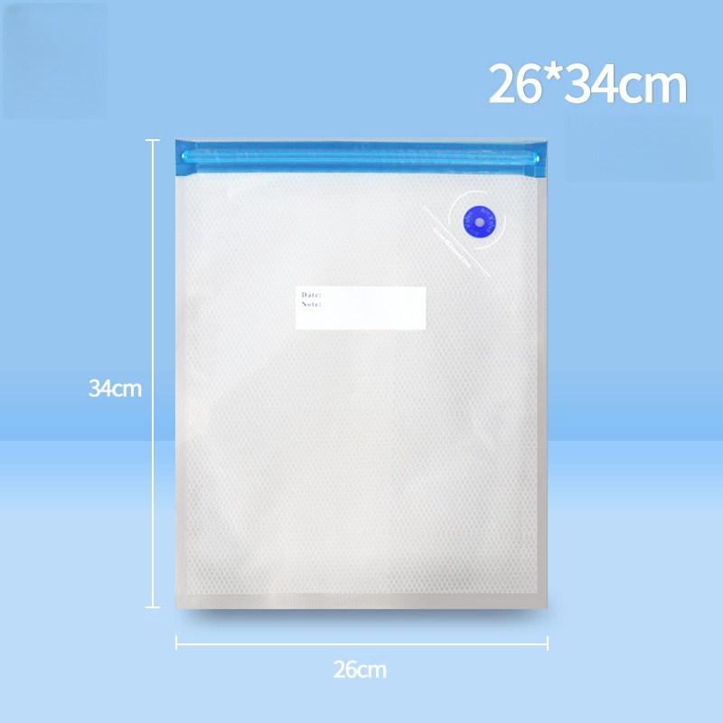 2026 New Reusable Vacuum Seal Food Storage Bags With Upgraded Air Valve BPA Free Freshness Preservation Zipper Bag for Sous Vide