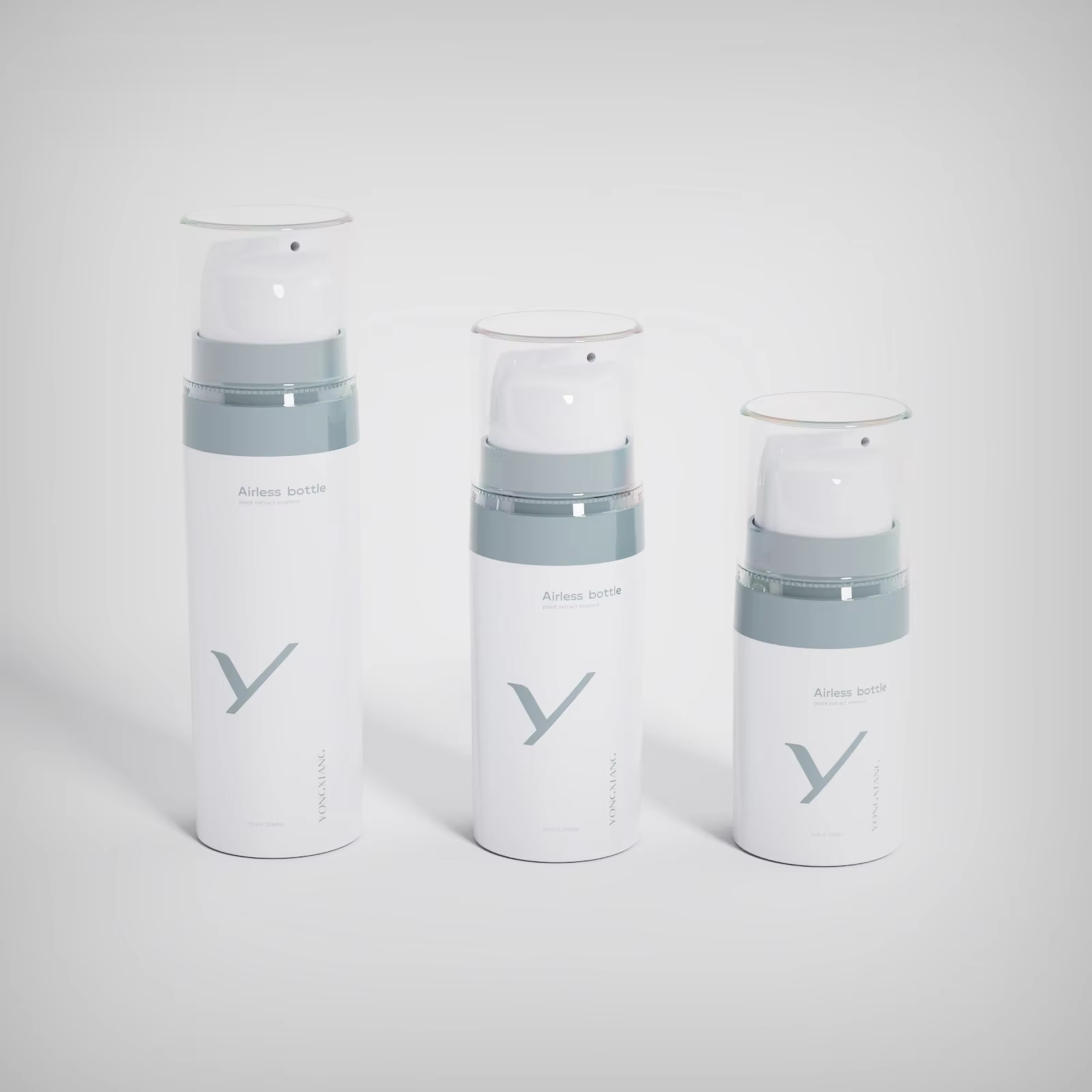 Customized High Quality 5ml 10ml 15ml Airless Pump Plastic Bottles for Beauty Packaging Vacuum Lotion Cream Care Packaging