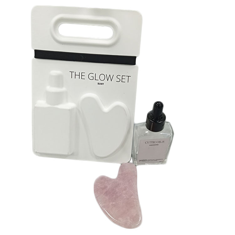 White Molded Fiber Trays For Skincare Products Perfume Custom Gift Box Inside Packaging Cosmetic Tray Pulp Insert