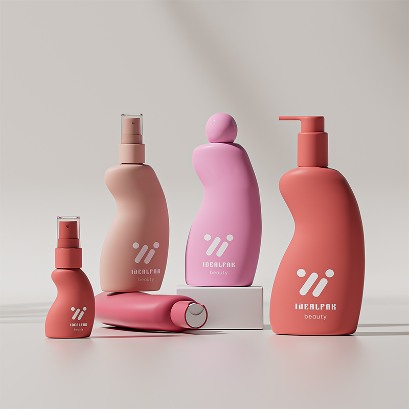 Eco-Friendly Custom Luxury Pink Shampoo Bottle 30ml-250ml Custom Empty Baby PET Personal Care Packaging Wholesale