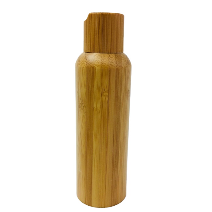 Cosmetic Containers 100% Organic Wood Bamboo Cream Jar Bottle Cosmetic Packaging