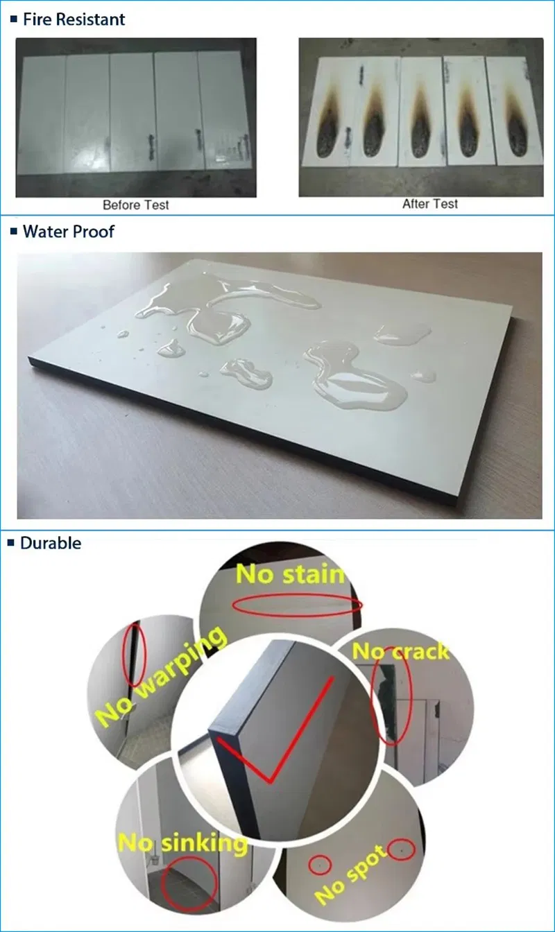 Easy Clean Laminate Sheets HPL Phenolic Resin and Kraft Paper Compact Board