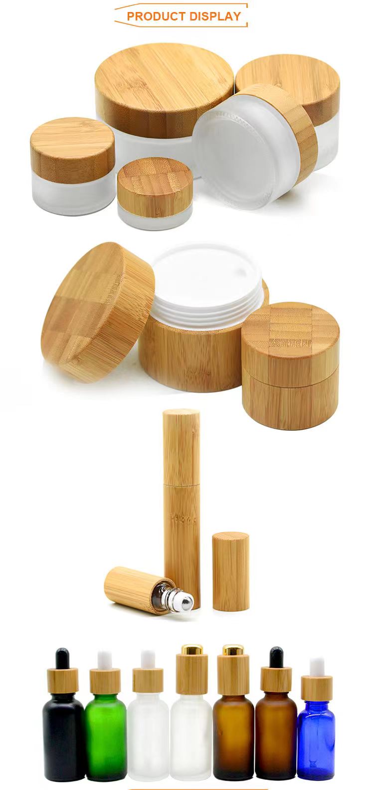 Bamboo Glass Jar