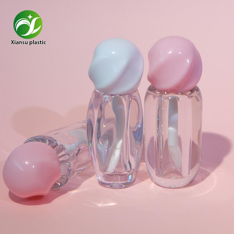 Custom Unique Wholesale Empty Plastic Lip Gloss Container Cosmetic Tube Packaging