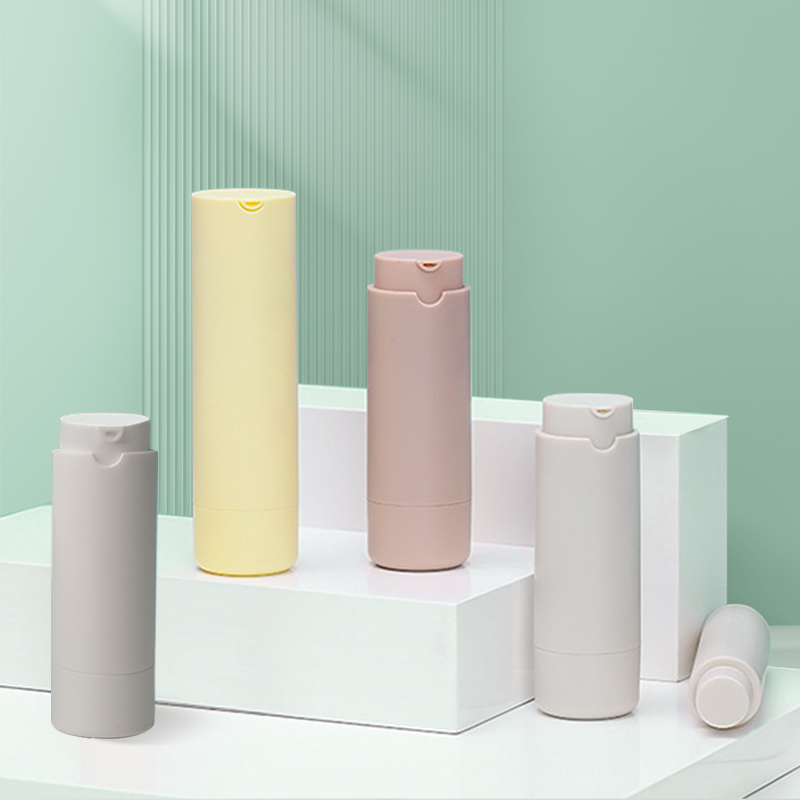 Cosmetic Replaceable Airless Pump Sunscreen Bottle 25ml 45ml Eye Bb Cream Airless Bottle Refillable Airless Lotion Bottle