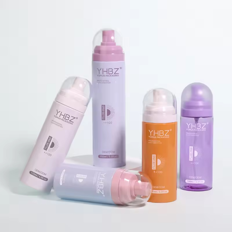 KAIGE Custom Color 80ML 100ML 120ML 150ML Plastic Cosmetic Packaging Skin Care Toner Moisturizing Mist Spray Pump Bottle