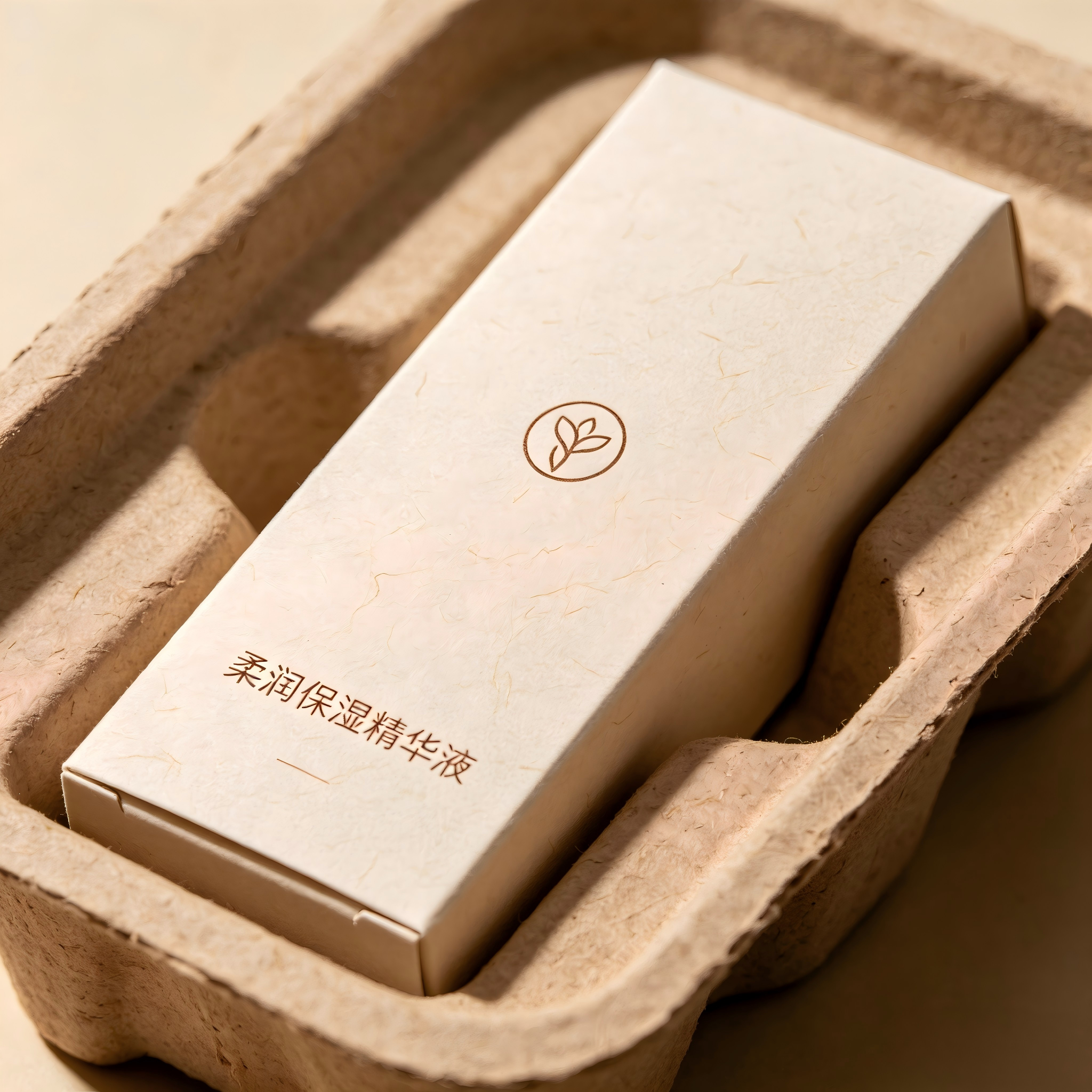 Custom Logo Cosmetic Pulp Tray for Beauty Product Packaging