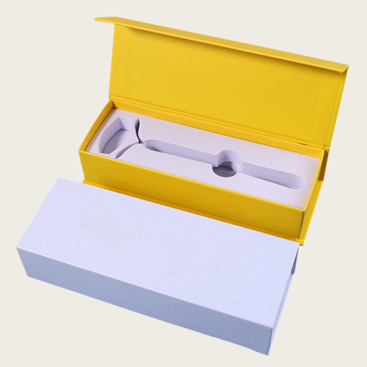 Custom Logo Book Shaped Magnetic Beauty Packaging Box Gift Box Paperboard Paper Box for Face Beauty Packaging