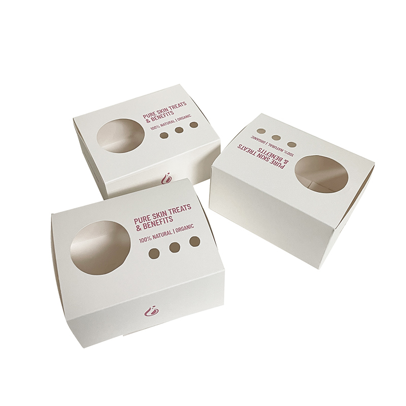 Eco Friendly Custom Box Printing Package Cosmetic Paper Boxes Custom White Cards Paper Makeup Packaging Cosmetic Boxes