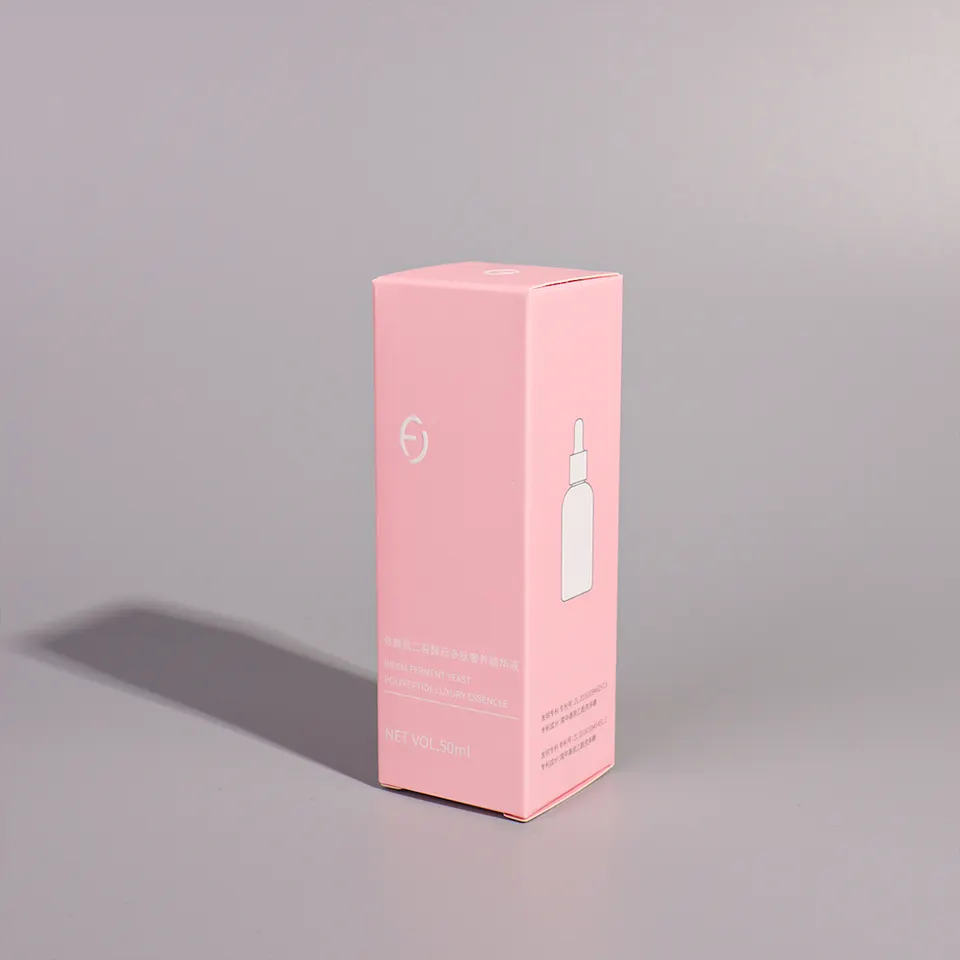 OEM Custom Organic Skincare Packaging Boxes Empty Lip Gloss Boxes Matt Lamination Embossing for Eye Cream UV Coating Printing