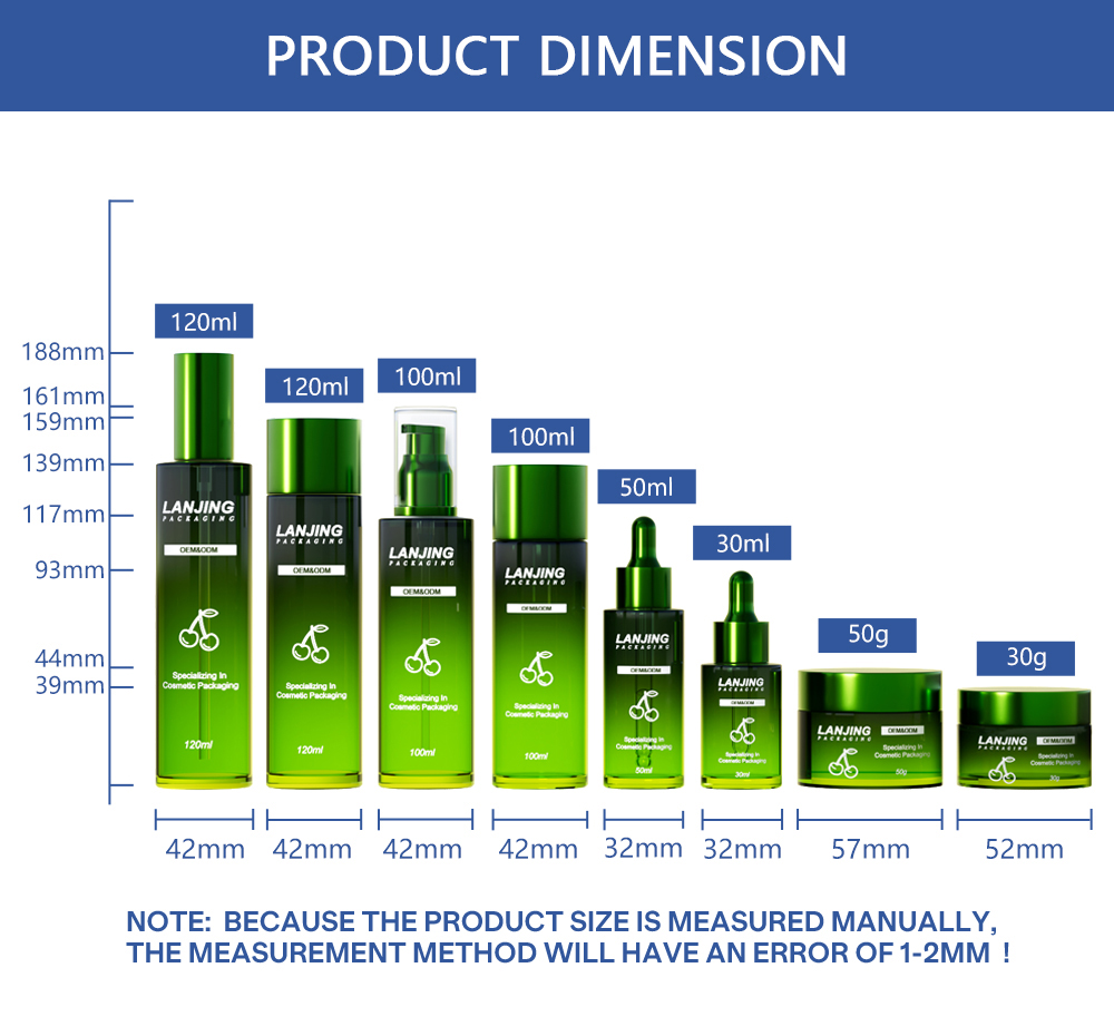 Cosmetic Glass Bottle Design 2