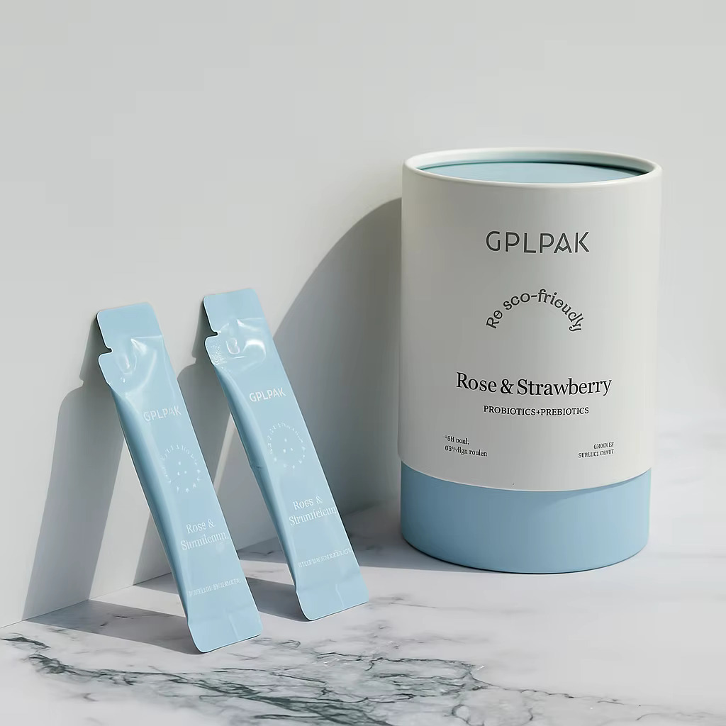 Eco-friendly Recyclable Custom CMYK Printing Cylindrical Tube Luxury Rigid Packaging for Natural Organic Skincare Products