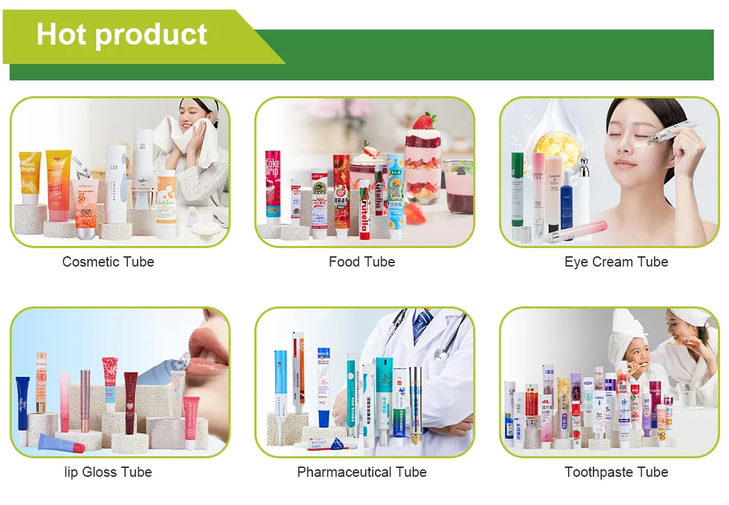 Clear Lip Gloss Tubes Squeeze Tubes Lipstick Container Cosmetic Packaging 10ml 15ml Lipgloss Tube