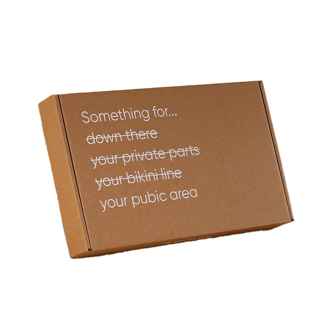 Waterproof High-End Corrugated Cosmetic Packaging Box With Sponge Liner And Custom Subscription Shipping Box