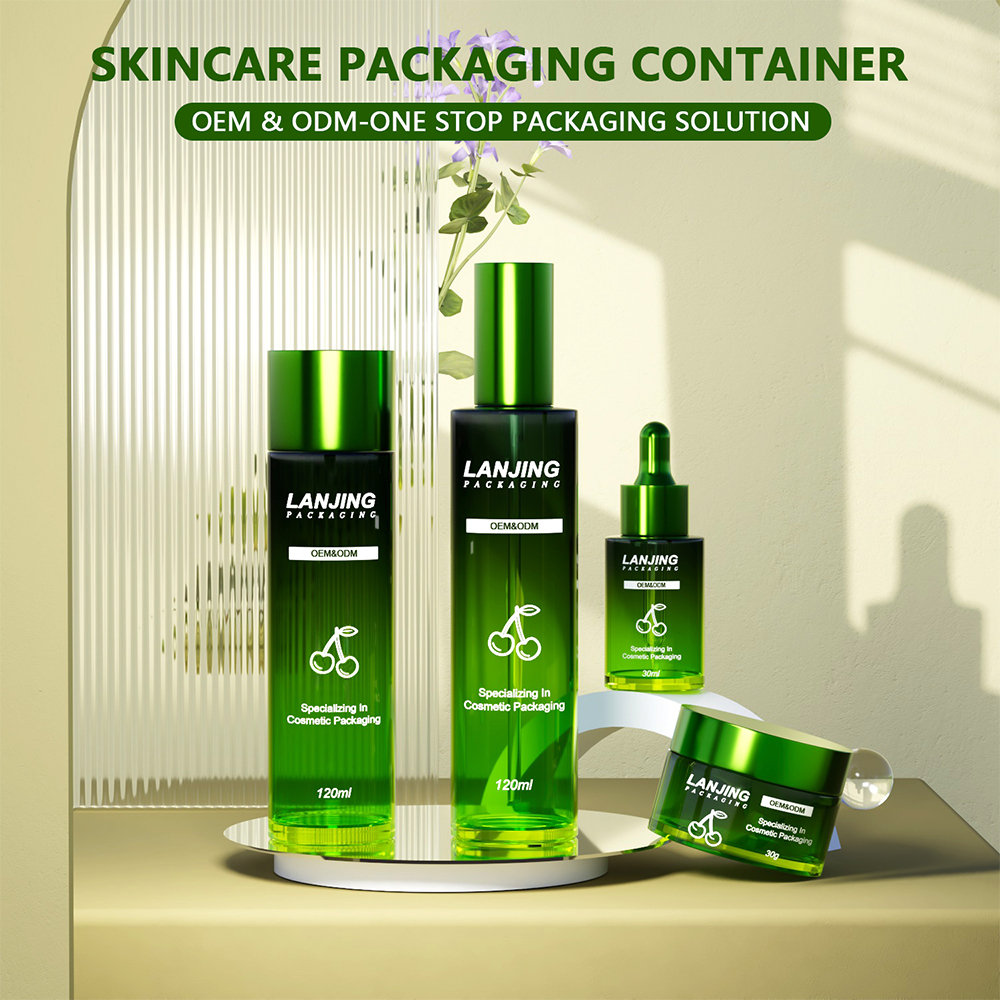 Cosmetic Glass Bottle Design 1