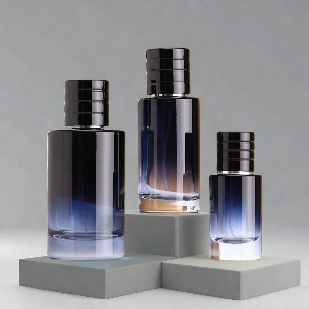 High Quality Luxury Design Parfum Botol Manufacturer 50ml 100ml Glass Empty Spray Perfume Bottle