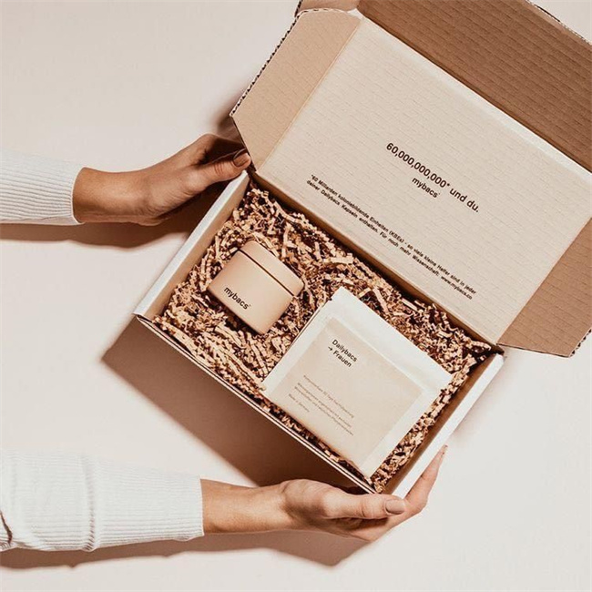 Corrugated Mailer Shipping Box With Custom Logo Luxury Skincare Kit Natural Organic Face Serum Cosmetics Packaging Set