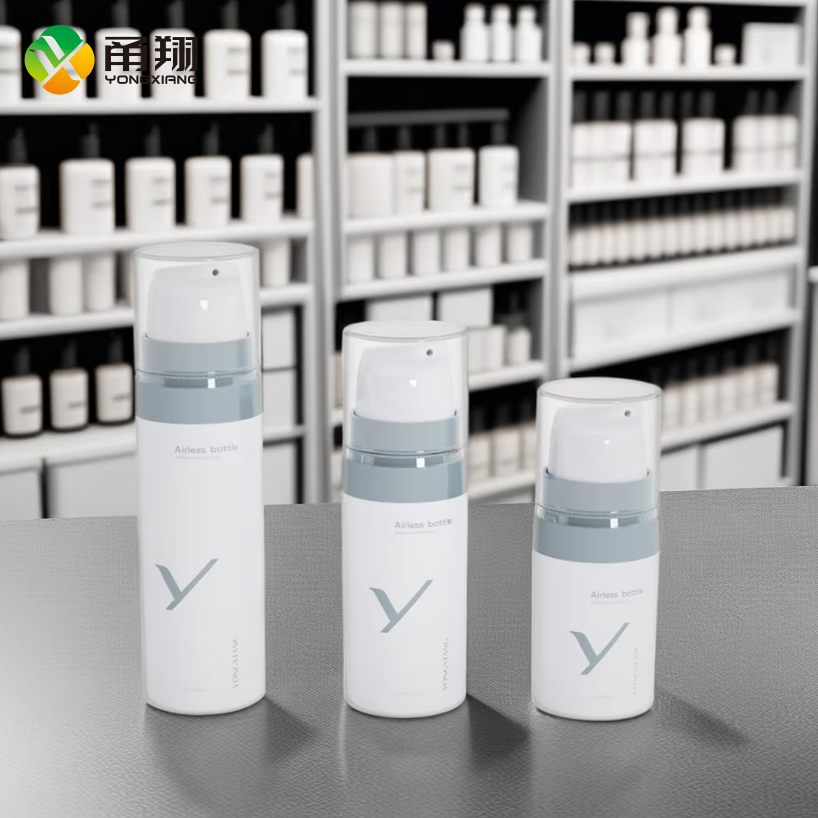 Customized High Quality 5ml 10ml 15ml Airless Pump Plastic Bottles for Beauty Packaging Vacuum Lotion Cream Care Packaging