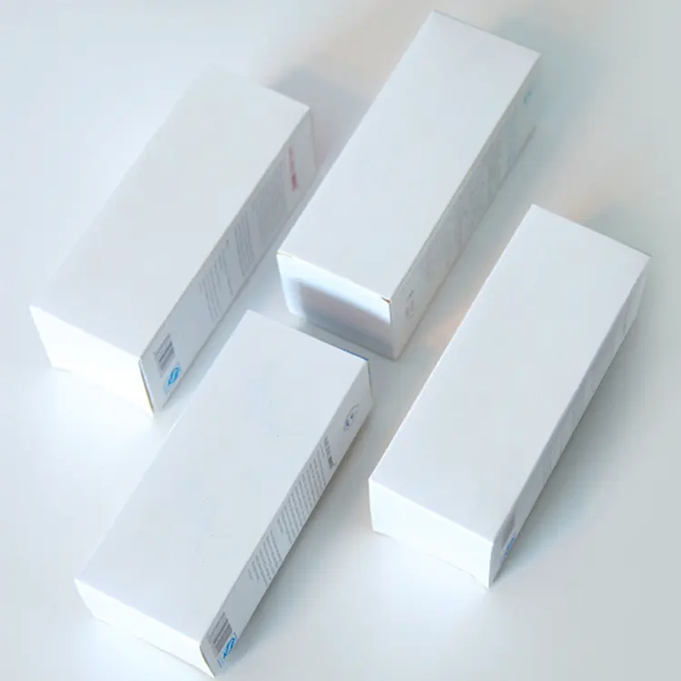 OEM Custom Organic Skincare Packaging Boxes Empty Lip Gloss Boxes Matt Lamination Embossing for Eye Cream UV Coating Printing
