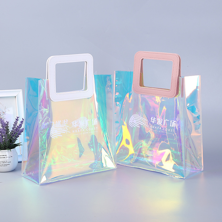 Small Clear Plastic Packaging Pouch Waterproof Packaging Tote Travel Toiletry Bags Zipper Clear PVC Bag Transparent Duffel Bag