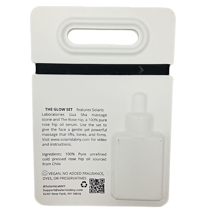 White Molded Fiber Trays For Skincare Products Perfume Custom Gift Box Inside Packaging Cosmetic Tray Pulp Insert