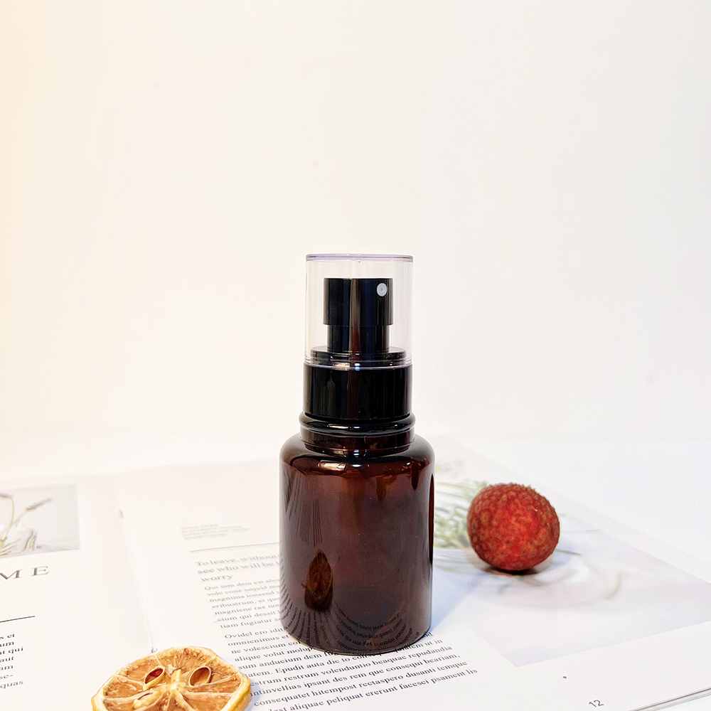 HOT Sale Cosmetic Packaging Skincare Container 50g 100ml 150ml Empty Amber Glass Bottle Set Serum Toner Spray Bottle