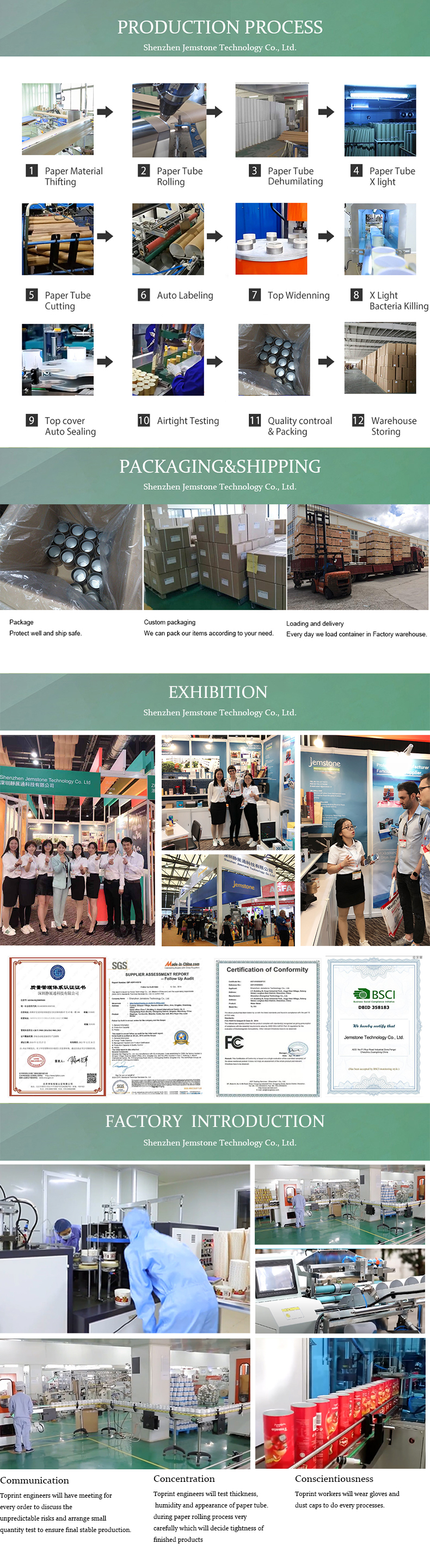 Finishing Options Showcase