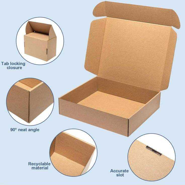 Custom Packing Box With Paper Insert for Essential Oil Bottle Logistics Shipping Mailer Box Double-sided Printing with Logo