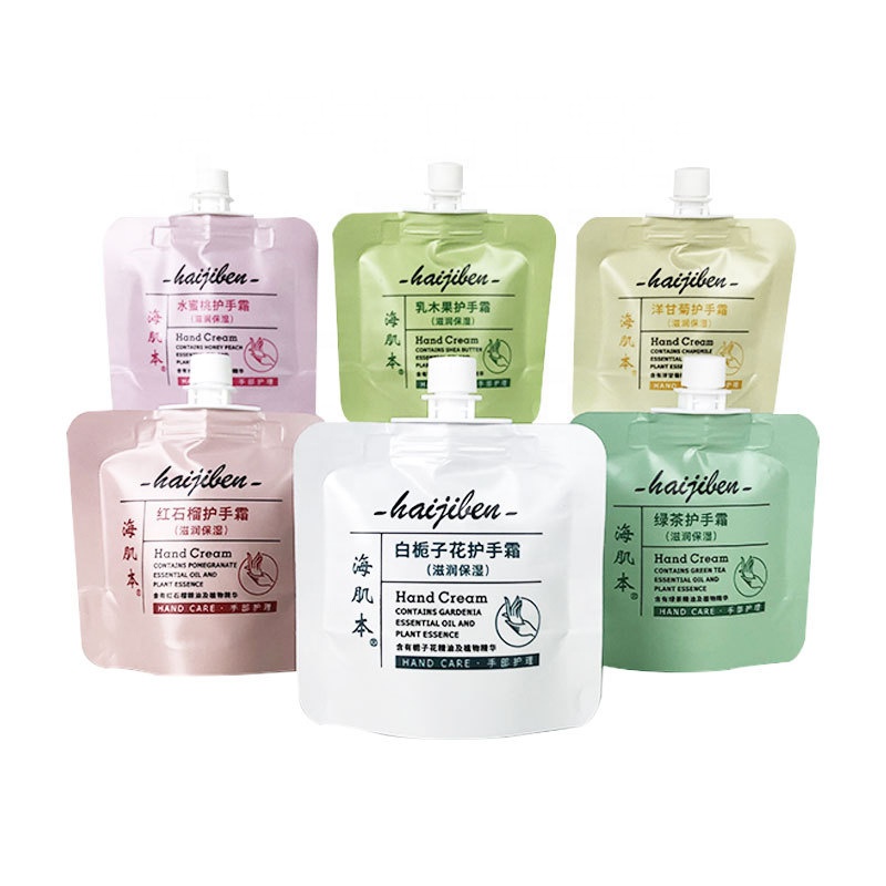 Cosmetic Hand Cream Sample Facial Mask Lotion Portable Travel Plastic Packing Bag Skin Care Aluminum Foil Small Nozzle Pocket